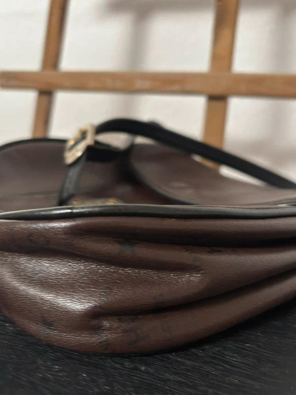 HCL Vintage Tasche 80er Braun Schwarz — 8